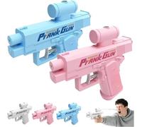 Prank Two-Way Water Gun, Prank Squirt Gun Can Spray from Front and Back, Reverse Water Guns, Creative Pranks Battle Toy Waters Guns Fight