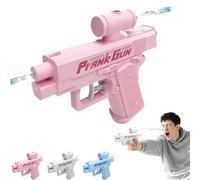 Prank Two-Way Water Gun, Prank Squirt Gun, Reverse Waters Guns Spray From Front and Back, Quirky Trick Waters Guns for Friend, Unexpected Twist (Pink)