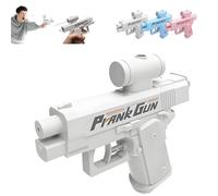Prank Two-Way Water Gun, Prank Water Gun, Compulsive Two-Way Water Guns, Reverse Prank Surprise Water Guns, Can Spray from Front and Back (2, White)
