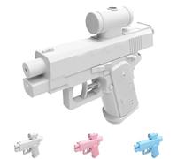 Prank Two-Way Water Gun, Prank Water Gun, Reverse Water Guns, Can Spray from Front and Back, Creative Pranks Battle Toy Waters Guns Fight (White,1 pcs)