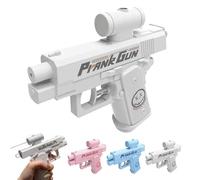 Prank Two-Way Water Gun, Prank Water Gun with Backsplash Effect, Water splashing Back and Forth, Creative Summer Outdoor/Park Play Battle Toy WaterGun (White)