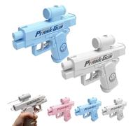 Prank Two-Way Water Gun, Prank Water Gun with Backsplash Effect, Water splashing Back and Forth, Creative Summer Outdoor/Park Play Battle Toy WaterGun (White+Blue)