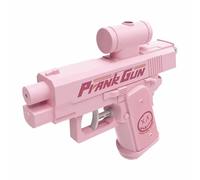 Prank Two-Way Water Gun, Reverse Water Gun, Creative Pranks Battle Toy Waters Guns Fight,Water Blaster Prank Ideas for Ultimate Fun (Pink)