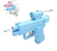Prank Two-Way Water Gun, Reverse Waters Guns Spray from Front and Back, Prank Squirt Gun, Creative Pranks Battle Toy Waters Guns Fight, Ideal Novelty Gifts for Friend Classmate Family (Blue, 1 Pcs)
