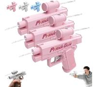 Prank Two-Way Water Gun, , Water Gun Prank Can Spray From Front and Back (Pink*3)