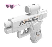 Prank Two-Way Water Gun with Glasses Portable Trick Water Gun Reusable Mini Prank Syringe for Funny Pranks & Outdoor Fun