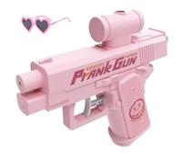 Prank Two-Way Water Gun with Glasses Portable Trick Water Gun Reusable Mini Prank Syringe for Funny Pranks & Outdoor Fun