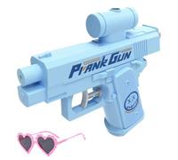 Prank Two-Way Water Gun with Glasses Portable Trick Water Gun Reusable Mini Prank Syringe for Funny Pranks & Outdoor Fun