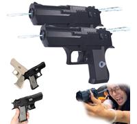 Prank Water Gun,2026 New Prank Two-Way W-ater Gun Water Pistols for Adults,Manual W-ater Soaker G-un Reverse Wate r G-uns,Mini Wate r G-un for W ater Blaster P-rank Trick Ideas for W ater Battle Fun