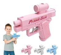 Prank Water Gun, 2026 Upgraded Prank Two-Way Water Gun, Two-Way Waters Outlet Design, Sturdy Spray Trick Blaster Toy, The First Choice for Pranks for Pool Party, Beach, Backyard (Pink)