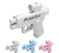 Prank Water Gun, Compulsive Two-Way Water Gun, Prank Two-Way water gun, Reverse Waters Guns Spray from Front and Back, Water Blaster Prank Ideas, For Squirt Toy Pranks, Parties, Outdoor (White)