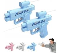 Prank Water Gun, Compulsive Two-Way Water Gun, Reverse Waters Guns Spray from Front and Back, School Supplies Game, Ideal Novelty Gifts for Friend Classmate Family (B2)