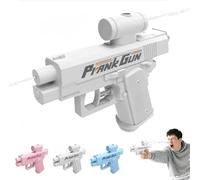 Prank Water Gun, Compulsive Two-Way Water Gun, Reverse Waters Guns Spray from Front and Back, School Supplies Game, Ideal Novelty Gifts for Friend Classmate Family (W1)