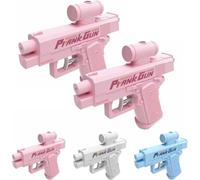 Prank Water Gun, Compulsive Two-Way Water Gun, Reverse Waters Guns Spray from Front and Back, School Supplies Game, Ideal Novelty Gifts for Friend Classmate Family (P2)