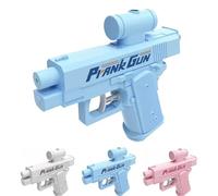 Prank Water Gun, Compulsive Two-Way Water Gun Spray from Front and Back, Reverse Water Guns, Creative Pranks Battle Toy Waters Guns Fight, Novelty Gifts for Friends (Blue)