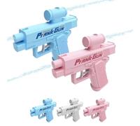 Prank Water Gun, Dual-Sided Water Blaster, Prank Two-Way Watergun, Reverse Watergun from Front and Back, Durable Hilarious Pranks Toy for Adults, For Pool, Beach, Outdoor, Party Favors(Blue+Pink)