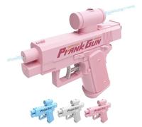Prank Water Gun, Dual-Sided Water Blaster, Prank Two-Way Watergun, Reverse Watergun from Front and Back, Durable Hilarious Pranks Toy for Adults, For Pool, Beach, Outdoor, Party Favors(Pink)