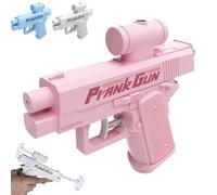 Prank Water Gun, Prank Squirt Gun Can Spray from Front and Back, Two-Ways Quirky Reverse Water Guns, Double-Sided Reverse, Quirky Water Guns for Pranks Lovers (Pink)