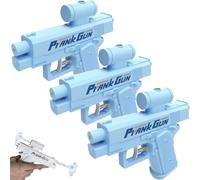 Prank Water Gun, Prank Squirt Gun Can Spray from Front and Back, Two-Ways Quirky Reverse Water Guns, Double-Sided Reverse, Quirky Water Guns for Pranks Lovers (Blue*3)