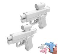 Prank Water Gun, Prank Two-Way Water Gun, Can Spray from Front and Back, Creative Pranks Battle Toy Waters-Guns Fight (White#2)