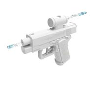 Prank Water Gun, Prank Two-Way Water Gun, Compulsive Two-Way WATER GUN, Reverse Waters Guns Spray from Front and Back, For Parties, School, and Outdoor, Novelty Gag Gift for All Ages (White)