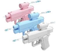Prank Water Gun, Prank Two-Way Water Gun, Compulsive Two-Way WATER GUN, Reverse Waters Guns Spray from Front and Back, For Parties, School, and Outdoor, Novelty Gag Gift for All Ages (3PCS)
