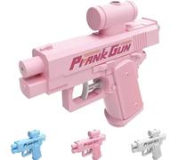 Prank Water Gun, Prank Two-Way Water Gun, Prank Squirt Gun, Creative Pranks Battle Toy Waters Guns Fight, Hilarious Novelty Toy for Parties & Summer Fun (Pink)