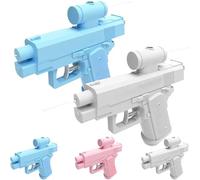 Prank Water Gun, Prank Two-Way Water Gun, Reverse Prank Surprise Water Guns - Shoots Back at User, Novelty Toy for Parties & Summer Fun (Blue + White)