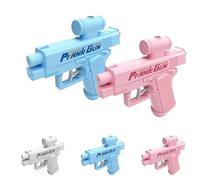 Prank Water Gun, Prank Two-Way Water Gun, Waters Guns Pranks Can Spray from Front and Back (Blue+Pink)