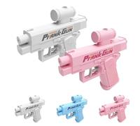Prank Water Gun, Prank Two-Way Water Gun, Waters Guns Pranks Can Spray from Front and Back (Pink+White)