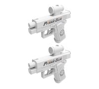 Prank Water Gun, Prank Two-Way Water Guns Spray from Front and Back, Reverse Prank Gun Toy for Office and School Fun, Creative Double-Sided Squirt Gun for Hilarious Water Fights (E)
