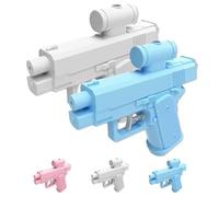 Prank Water Gun, Prank Water Squirt Gun,Compulsive Two-Way, for Parties & Summer Fun (Blue+White)