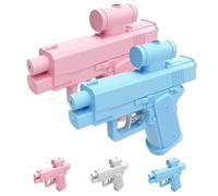 Prank Water Gun, Prank Water Squirt Gun,Compulsive Two-Way, for Parties & Summer Fun (Pink+Blue)