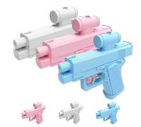 Prank Water Gun, Prank Water Squirt Gun,Compulsive Two-Way, for Parties & Summer Fun (Pink+Blue+White)