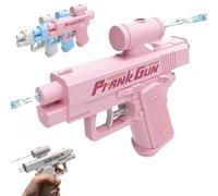 Prank Water Gun, Quirky Water Gun, Reverse Water Guns, A Unique Double-Sided Water Spray Guns, Giving It to a Friend with an Unexpected Twist! (Pink)