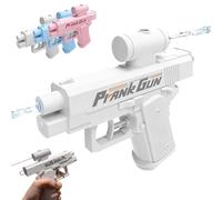 Prank Water Gun, Quirky Water Gun, Reverse Water Guns, A Unique Double-Sided Water Spray Guns, Giving It to a Friend with an Unexpected Twist! (Gray)