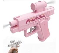 Prank Water Gun, Reverse Compulsive Two-Way Water Gun, Quirky & Fun Prank Two-Way Watergun, Dual Nozzle Spray for Surprise Soaks, Hilarious Novelty Toy for Parties & Summer Fun (Pink)