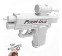 Prank Water Gun, Reverse Compulsive Two-Way Water Gun, Quirky & Fun Prank Two-Way Watergun, Dual Nozzle Spray for Surprise Soaks, Hilarious Novelty Toy for Parties & Summer Fun (White)