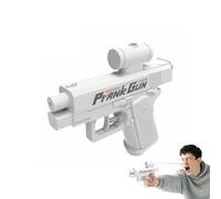 Prank Water Gun, Reverse Water Gun, Compulsive Two-Way Spraying For School Office Trick (white)