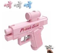 Prank Water Gun, Reverse Water Gun, Quirky Trick Two-Way Water Gun Can Spray from Front and Back for Prank Lovers, Unexpected Twist! Summer Gift for Pool Beach (Pink)