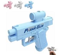 Prank Water Gun, Reverse Water Gun, Quirky Trick Two-Way Water Gun Can Spray from Front and Back for Prank Lovers, Unexpected Twist! Summer Gift for Pool Beach (Blue)