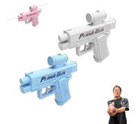 Prank Water Gun - Reverse Water Gun, Watergun Prank on Husband, Durable Hilarious Prank Toy for Adults & Kids, Hilarious Pranks for Husbands, Friends & Coworkers (WHITE+BLUE)