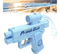 Prank Water Gun Shoots Backwards - Two-Way Spray Water Gun for Ultimate Fun, Front & Back Spray Design for Double the Surprise, Funny Prank Toy Gift for Adults, Party & Summer Fun (Blue)