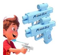 Prank Water Gun, Trap Attack! Double-Sided Surprise Splash Gun, Party Game Must-Have, Family Fun, Outdoor Chase Toy (2pcs Blue)