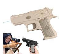 Prank Water Gun, Two-Way Water Gun Water Pistols for Kids, Manual Water Soaker Gun Reverse Water Guns, Reverse Guns Pranks Battle Water Toy Waters (Gray 1pcs)