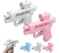 Prank Water Gun, Water Gun Pistol, Compulsive Two Way Water Guns, Reverse Water Spray Squirter Toys, Ideal Novelty Gifts for Friend Classmate Family (2Pcs-A)