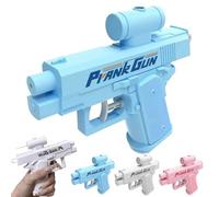 Prank Water Gun, Water Gun Pistol, Compulsive Two Way Water Guns, Reverse Water Spray Squirter Toys, Ideal Novelty Gifts for Friend Classmate Family (Blue)