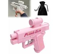 Prank Water Gun, Water Gun Prank, Two-Way Water Guns with Dual Nozzle Spray for Surprise Soaks, High-Pressure Long Range, Large Tank, Lightweight Summer Toy for All Ages (Pink)
