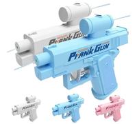 Prank Water Gun, Water Pistols for Adults, Reverse Spray Design, Two-Way Water Gun Prank, Summer Pool Beach Party Water Fighting Outdoor Toys (Blue+Gray)