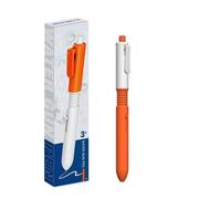 Prank Water Squirt Pen 2 in 1 Ballpoint Pens Water Sprinkler Toy Writable Pen Water Guns Soaker Press To Spray Water Funny Toy Water Fighting Game School Supplies Suitable for Boys Girls (Orange)
